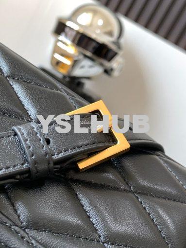 Replica YSL Saint Laurent June Box Bag In Quilted Lambskin 7100801 Bla 5