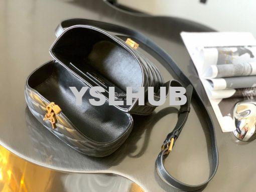Replica YSL Saint Laurent June Box Bag In Quilted Lambskin 7100801 Bla 6