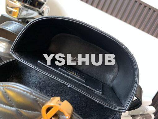 Replica YSL Saint Laurent June Box Bag In Quilted Lambskin 7100801 Bla 7