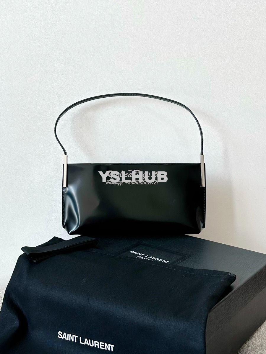 Replica YSL Saint Laurent June Box Bag In Quilted Lambskin 7100801 Bla 11