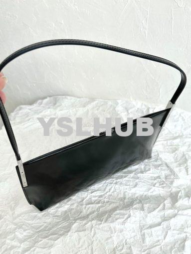 Replica YSL Saint Laurent Suzanne Small In Shiny Leather 741637 Black 7