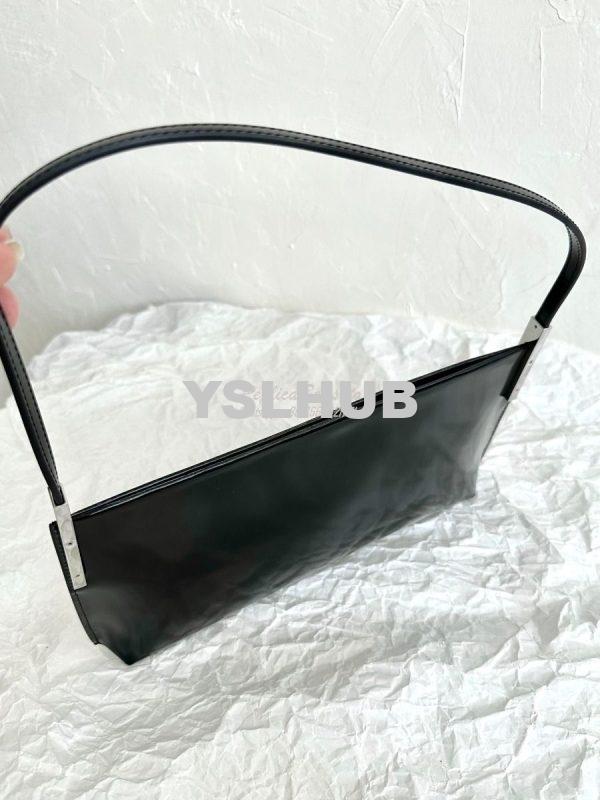Replica YSL Saint Laurent Suzanne Small In Shiny Leather 741637 Black 7