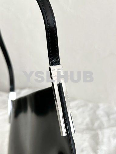Replica YSL Saint Laurent Suzanne Small In Shiny Leather 741637 Black 8