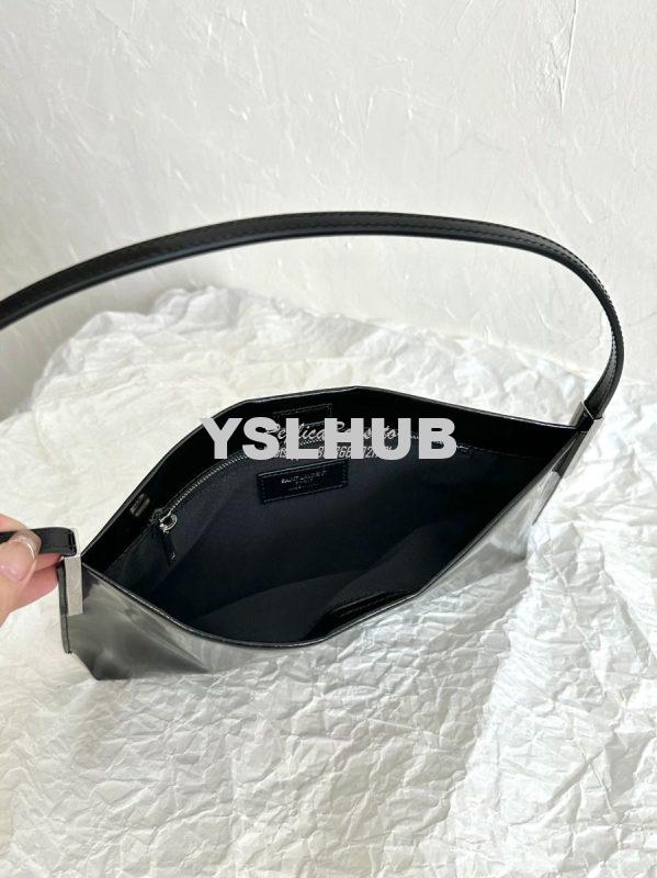 Replica YSL Saint Laurent Suzanne Small In Shiny Leather 741637 Black 9