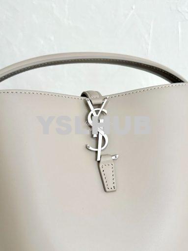Replica YSL Saint Laurent Small Le 37 in Shiny Leather 7490362 Seasalt 5