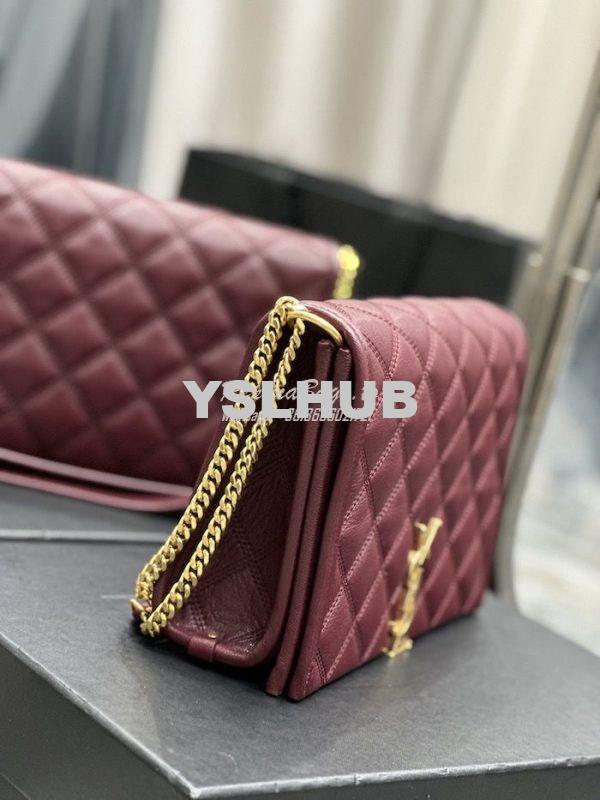 Replica YSL Saint Laurent Becky Mini Chain Bag In Carré-Quilted Lambsk 4