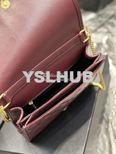 Replica YSL Saint Laurent Becky Mini Chain Bag In Carré-Quilted Lambsk 7