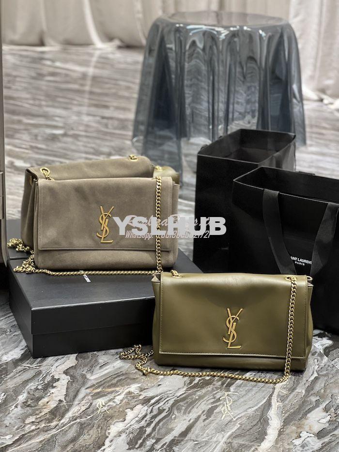 Replica YSL Saint Laurent Becky Mini Chain Bag In Carré-Quilted Lambsk 12