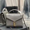 Replica YSL Saint Laurent Sade Pouch In Quilted Lambskin 6967791 Black 13
