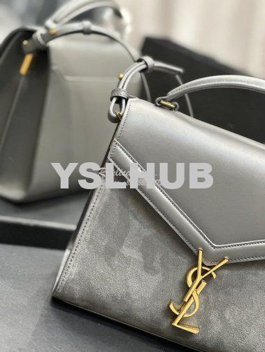 Replica YSL Saint Laurent Cassandra Medium Top Handle In Box Leather A 4
