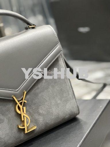 Replica YSL Saint Laurent Cassandra Medium Top Handle In Box Leather A 5