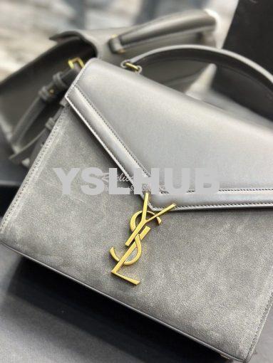 Replica YSL Saint Laurent Cassandra Medium Top Handle In Box Leather A 6