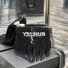 Replica YSL Saint Laurent Cassandra Medium Top Handle In Box Leather A 15