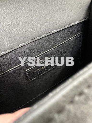 Replica YSL Saint Laurent Cassandra Medium Top Handle In Box Leather A 12