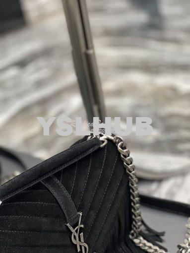 Replica YSL Saint Laurent College Medium Chain Bag In Light Suede With 7
