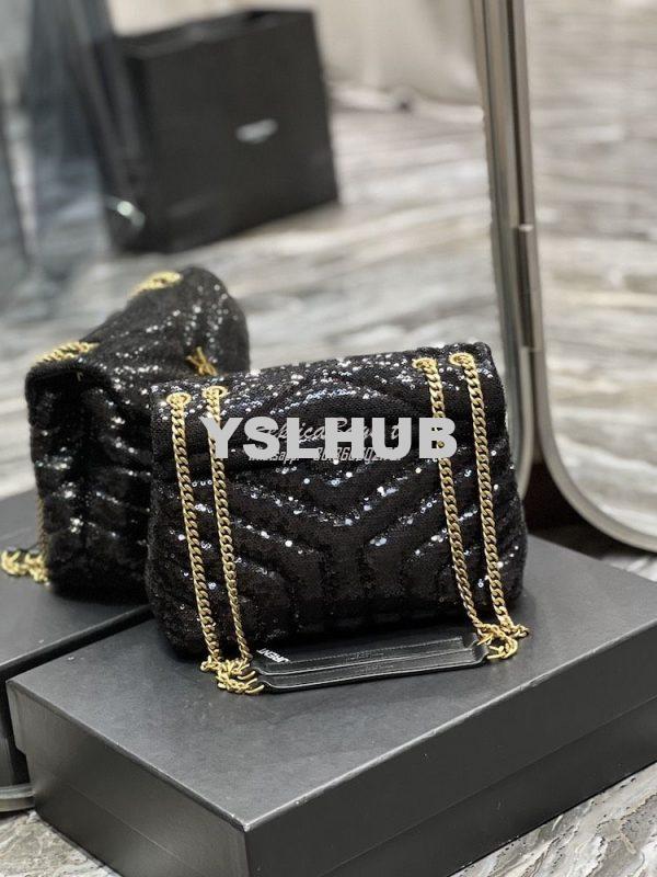 Replica YSL Saint Laurent Loulou Small Chain Bag In Quilted "Y" Leathe 7