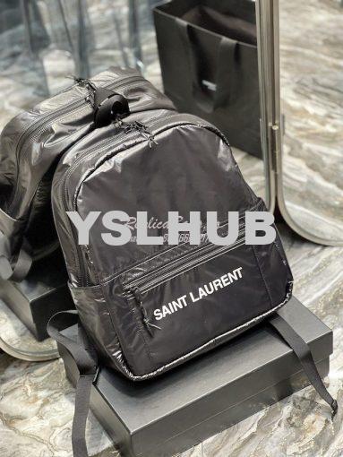 Replica YSL Saint Laurent Nuxx Backpack In Nylon 623698 Black 2