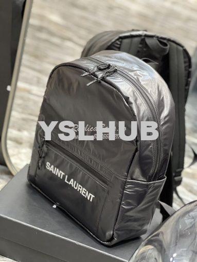Replica YSL Saint Laurent Nuxx Backpack In Nylon 623698 Black 3