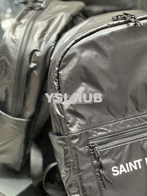 Replica YSL Saint Laurent Nuxx Backpack In Nylon 623698 Black 6