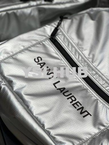 Replica YSL Saint Laurent Nuxx Backpack In Metallized Nylon 623698 Pla 7