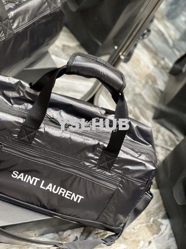 Replica YSL Saint Laurent Nuxx Duffle In Nylon 581374 Black 4