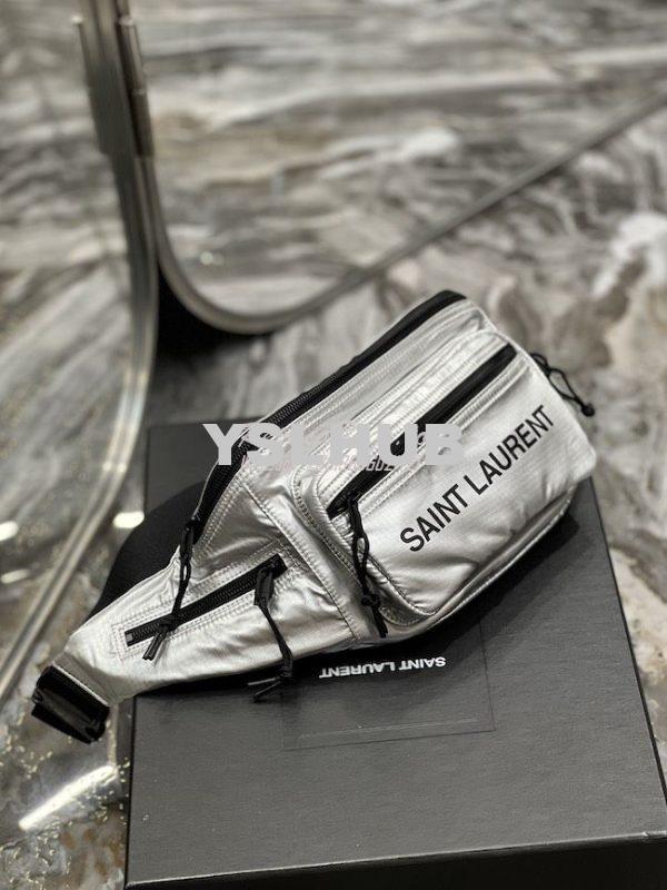 Replica YSL Saint Laurent Nuxx Crossbody Bag In Metallized Nylon 58137 3