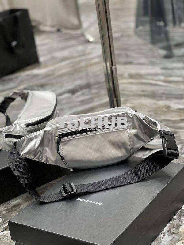 Replica YSL Saint Laurent Nuxx Crossbody Bag In Metallized Nylon 58137 5