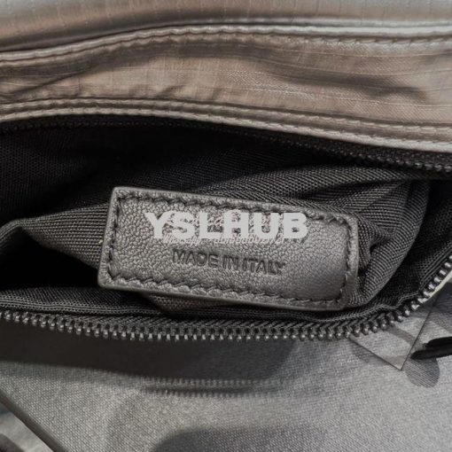 Replica YSL Saint Laurent Nuxx Crossbody Bag In Metallized Nylon 58137 9