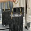 Replica YSL Saint Laurent Grace Small Chain Bag In Suede 6337530 Taupe 13