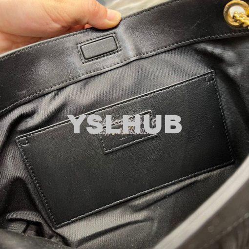 Replica YSL Saint Laurent Grace Large Hobo Bag In Suede 6337521 Black 10