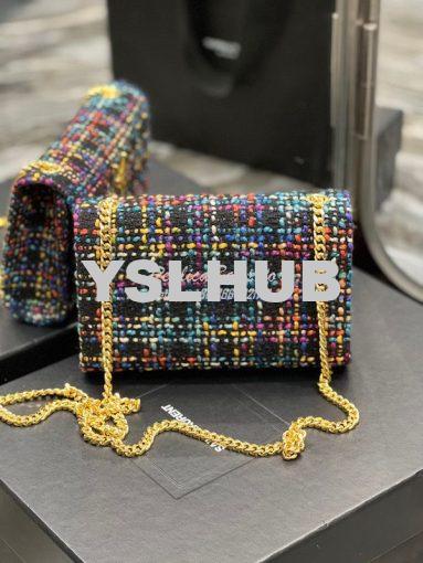 Replica YSL Saint Laurent Kate Chain Wallet With Tassel In Multicolour 5
