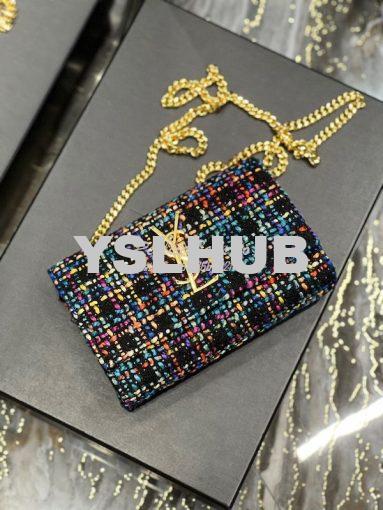 Replica YSL Saint Laurent Kate Chain Wallet With Tassel In Multicolour 6
