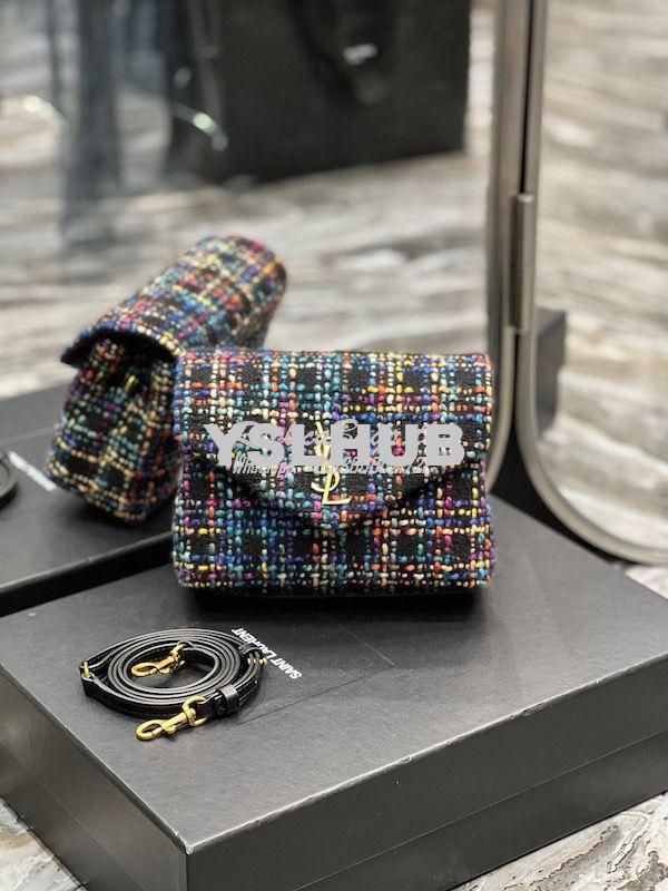 Replica YSL Saint Laurent Kate Chain Wallet With Tassel In Multicolour 10