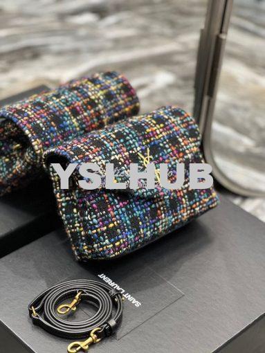 Replica YSL Saint Laurent LouLou Toy Multicolour Tweed Shoulder Bag 67 4