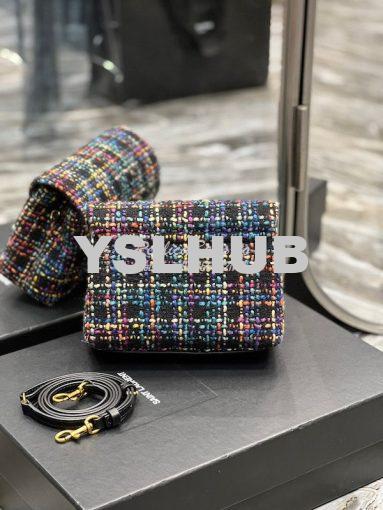 Replica YSL Saint Laurent LouLou Toy Multicolour Tweed Shoulder Bag 67 5