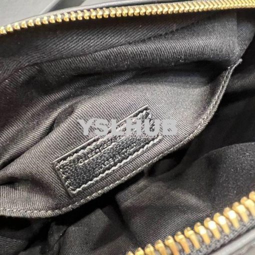 Replica YSL Saint Laurent Lou Camera Bag In Canvas And Smooth Leather 10