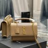 Replica YSL Saint Laurent Lou Camera Bag In Canvas And Smooth Leather 12
