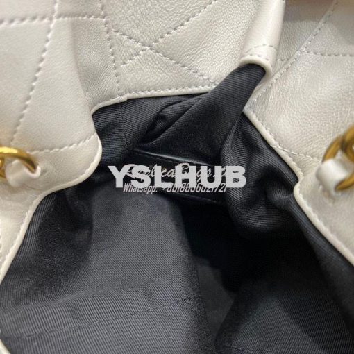 Replica YSL Saint Laurent Le Maillon Hook Bucket Bag In Supple Leather 9