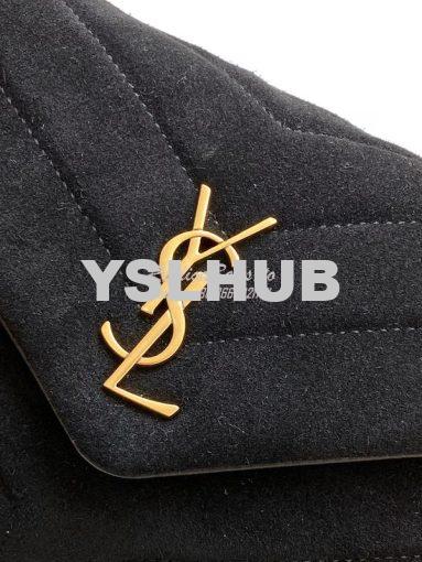 Replica YSL Saint Laurent Loulou Toy Bag In Suede And Quilted Leather 4