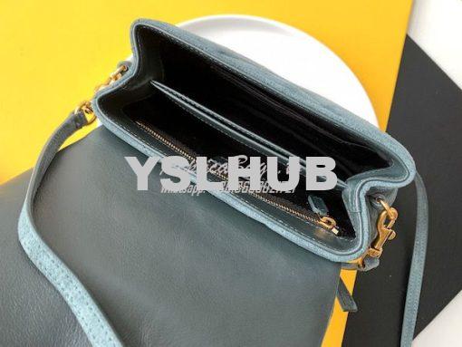 Replica YSL Saint Laurent Loulou Toy Bag In Suede And Quilted Leather 7