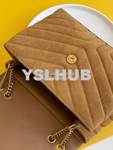 Replica YSL Saint Laurent LouLou Small Bag in Y-Quilted Suede 4946991 5