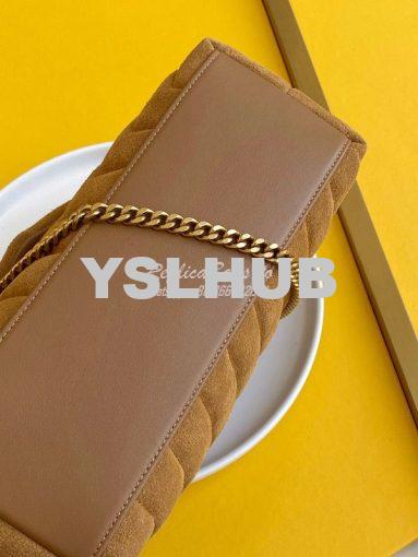 Replica YSL Saint Laurent LouLou Small Bag in Y-Quilted Suede 4946991 10