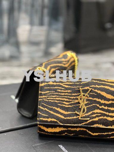 Replica YSL Saint Laurent Kate Small Chain Bag In Tiger-print Pony-eff 3