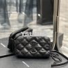 Replica YSL Saint Laurent Lou Camera Bag In Raffia And Smooth Leather 11