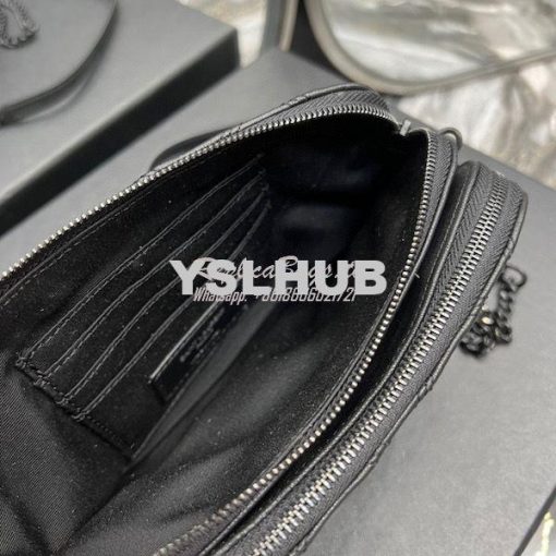 Replica Saint Laurent YSL Becky Double-Zip Pouch in Quilted Lambskin 6 9