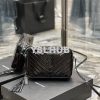 Replica YSL Saint Laurent Lou Camera Bag In Raffia And Smooth Leather 10