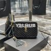Replica YSL Saint Laurent Lou Camera Bag In Quilted Glossy Patent Leat 12