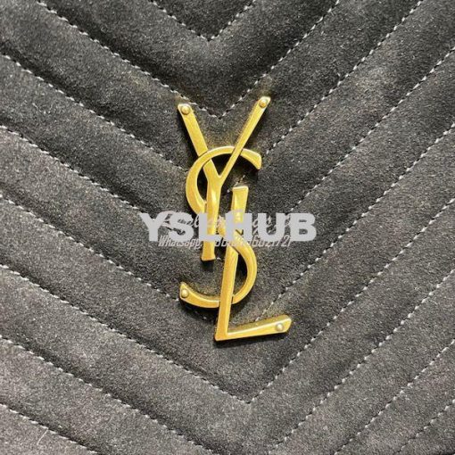 Replica YSL Saint Laurent Lou Camera Bag In Quilted Suede And Smooth L 6