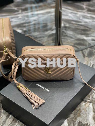 Replica YSL Saint Laurent Lou Camera Bag In Supple Quilted Leather 520 3