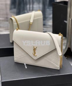 Replica YSL Saint Laurent Gaby Chain Bag In Quilted Lambskin 668864 Bl 2